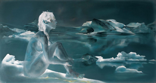 冰河世纪 2005 布面油画 125×235cm
