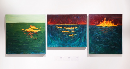 蔡猜作品 《海上火焰》系列
蔡猜作品 《海上火焰》系列