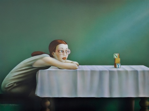 张辉《无状态-3》 55X75cm 纸本丙烯 2022
张辉《无状态-3》 55X75cm 纸本丙烯 2022