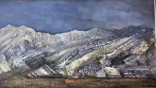 《寂静在游荡》综合材料45×80cm 2012
《寂静在游荡》综合材料45×80cm 2012
