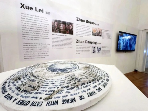 赵伯祚&薛雷《马可波罗700年》作品现场
赵伯祚&薛雷《马可波罗700年》作品现场