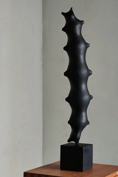 贾志超《未知生物》系列 2023 松木碳化着色49.5x9x9cm【由H's Art 提供】
贾志超《未知生物》系列 2023 松木碳化着色49.5x9x9cm【由H's Art 提供】