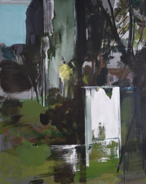 《白盒子2》 150*190cm 布面油画 2024
《白盒子2》 150*190cm 布面油画 2024