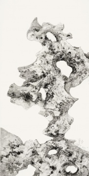 盖会宁 2015 凤崖140×70cm
盖会宁 2015 凤崖140×70cm