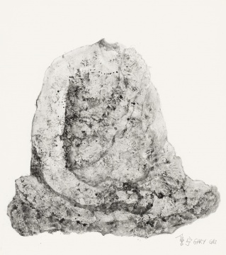 盖会宁 2019 菩萨座 100×90cm
盖会宁 2019 菩萨座 100×90cm