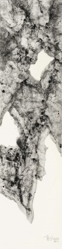 盖会宁 2017 倒挂金钩 140×35cm
盖会宁 2017 倒挂金钩 140×35cm