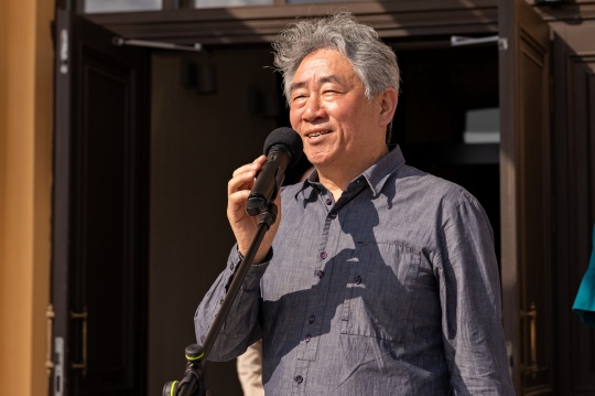 艺术家谭平致辞
艺术家谭平致辞