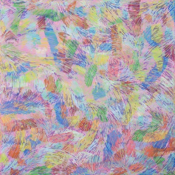 温暖和百感交集的旅程,木板丙烯,1500×1500cm 2024 金俊杰
温暖和百感交集的旅程,木板丙烯,1500×1500cm 2024 金俊杰