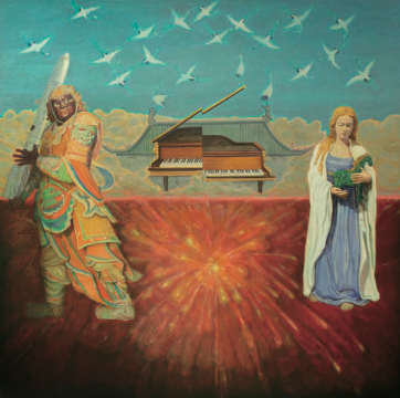 《寒武--撑》 No.4 Cambrian - Support No.4
布面油画 Oil on Canvas
210x210cm 2021
《寒武--撑》 No.4 Cambrian - Support No.4
布面油画 Oil on Canvas
210x210cm 2021