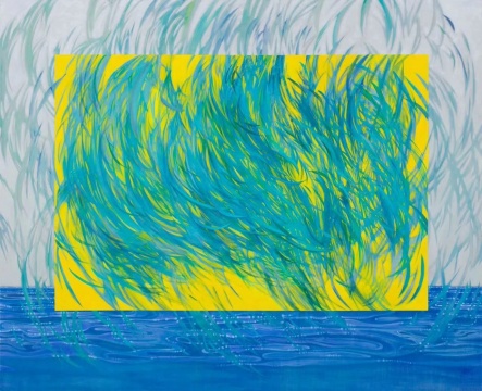 马漓澧 《基体-风的形状》170 x 210 cm 布面丙烯 2024
马漓澧 《基体-风的形状》170 x 210 cm 布面丙烯 2024