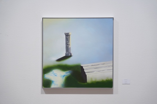 顾文璟《The Summer Palace》,80×80cm,布面丙烯,2024 顾文璟《The Summer Palace》,80×80cm,布面丙烯,2024