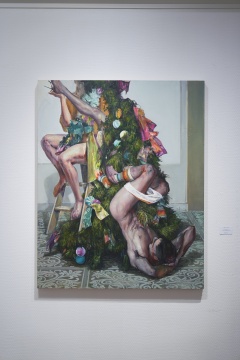 吕延翔《造反之后还有糖吗?之二》,150×120cm,布面油画,2016-2018
吕延翔《造反之后还有糖吗?之二》,150×120cm,布面油画,2016-2018