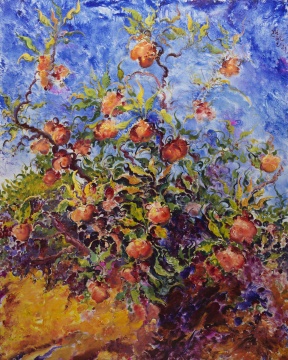 伍礼,果实,250x200cm,布围油画,2022 深圳湾1号艺术中心
伍礼,果实,250x200cm,布围油画,2022 深圳湾1号艺术中心