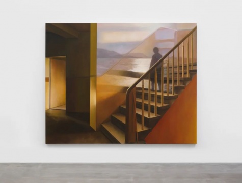 《河流穿过山谷》 200×250cm 布面油画 2024
《河流穿过山谷》 200×250cm 布面油画 2024
