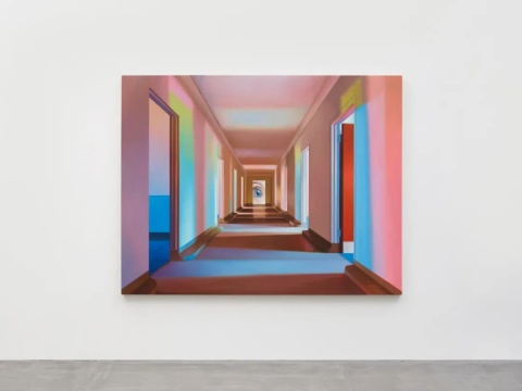 《代码》 180×230cm 布面油画 2024
《代码》 180×230cm 布面油画 2024
