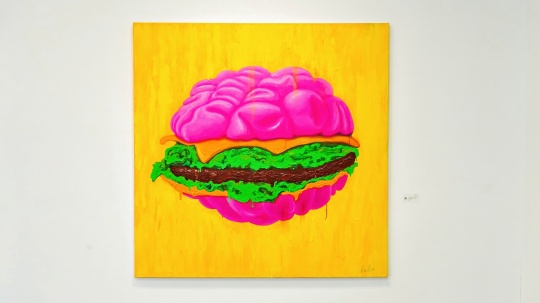 大脑太空 Brain Space or Brain Void布面丙烯 Acrylic on Canvas150×150 cm2024
