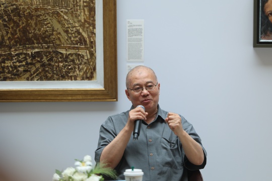 中国文联副主席、中国油画学会会长 许江
中国文联副主席、中国油画学会会长 许江