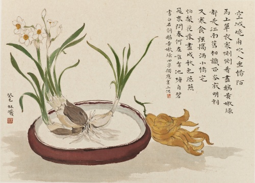 《冬日里》 26x36cm 纸本水墨 2013
《冬日里》 26x36cm 纸本水墨 2013