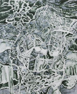 张季 《骑,皮莲舞》布面油画 225x185cm 2024
张季 《骑,皮莲舞》布面油画 225x185cm 2024