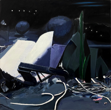 赵宇 《浮页》 布面丙烯 160x160cm 2025
赵宇 《浮页》 布面丙烯 160x160cm 2025