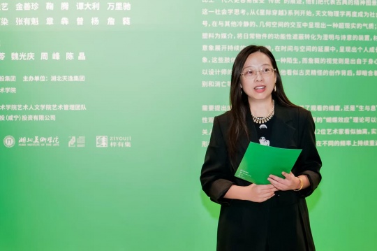 湖北美术学院艺术人文学院院长 教授 陈晶 致辞
