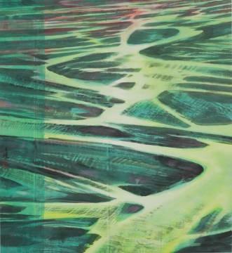 赵之境 汇聚之十三 纸本设色 96x90cm 2025
 赵之境 汇聚之十三 纸本设色 96x90cm 2025