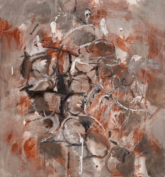 徐善循西岸艺博会作品：“向着那个干净自由的世界，哪怕挪一寸也欢喜。”