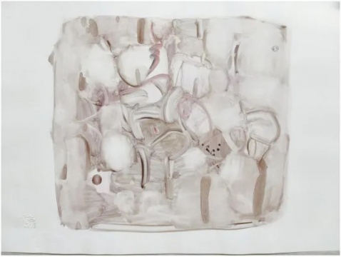 徐善循西岸艺博会作品：“向着那个干净自由的世界，哪怕挪一寸也欢喜。”