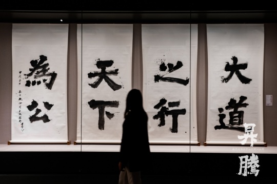 笔墨归乡 精神升腾：赵冷月书法作品捐赠回顾展在嘉兴博物馆启幕