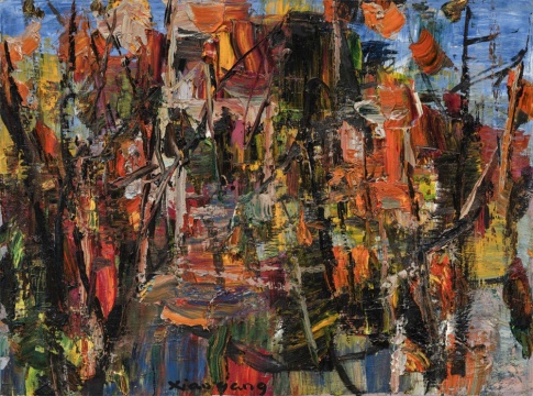 《秋》 布面油画 97x130cm 2025年
