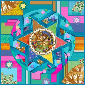 《光年》（2022年）

尺寸120×120cm

绘画
