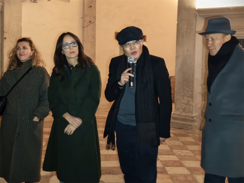 “毛旭辉：家长的故事”在意大利威尼斯格尼玛尼宫博物馆隆重开幕