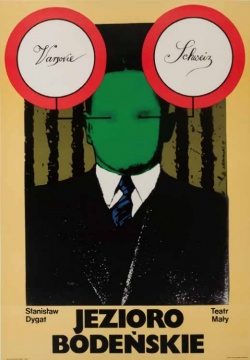 博登湖 斯坦尼斯瓦夫·迪加特，莫里剧院

 1977年，彩色胶印 – 96x66.5 cm – 右中签名：安杰伊·克里莫夫斯基’77

剧院海报
