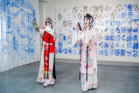 开幕现场昆曲表演
