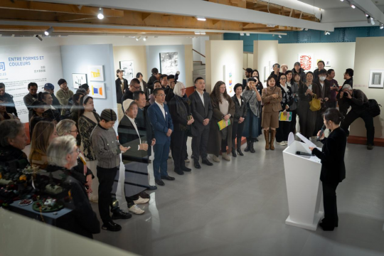 《形色之间》展览开幕现场
