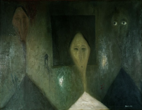 《家长》，100x120cm，布面油画，1988.7
