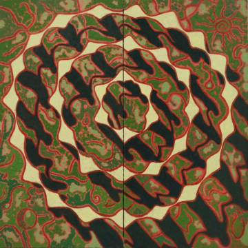 心轮&nbsp;/ Anahata，2024

布面丙烯

200cm × 200cm

