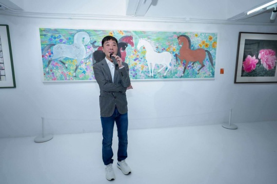 香港文联执行主席马浩文致辞
