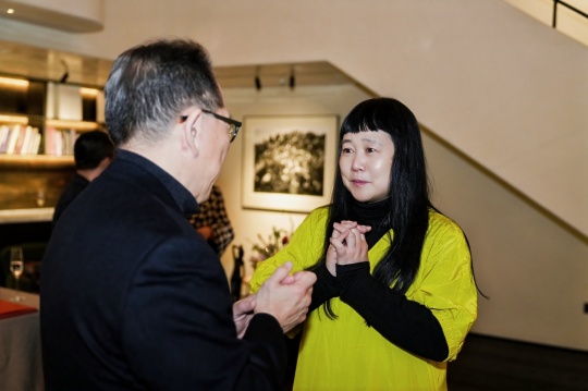 李景汉与艺术家蔡锦
