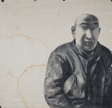 《1990》,100x100cm
