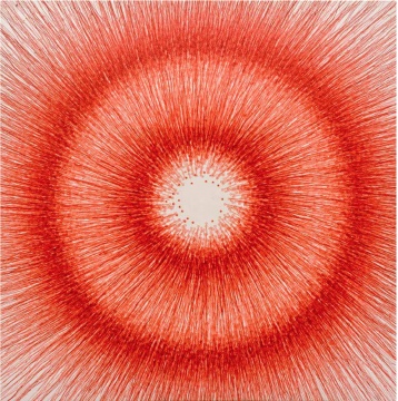 孟禄丁 元速 布面中国画颜料 145x145cm 2014

