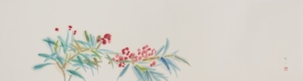 红肥绿瘦 水墨丹青 200cm50cm
